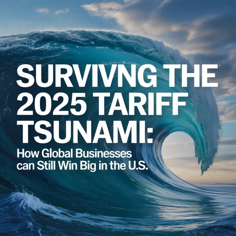 Surviving the 2025 Tariff Tsunami: How Global Businesses Can Still Win Big in the U.S.