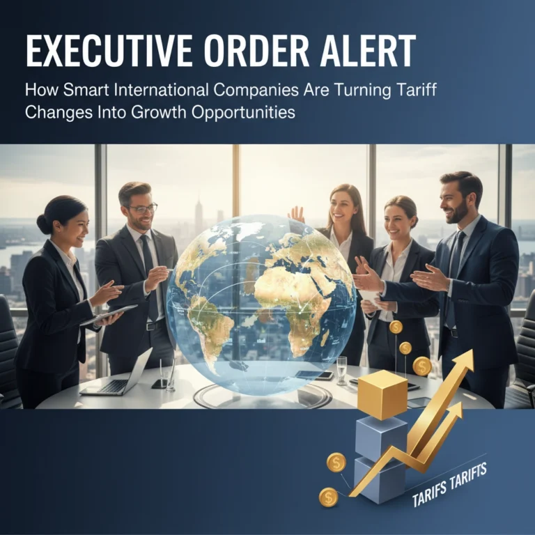 Executive Order Alert: How Smart International Companies Are Turning Tariff Changes Into Growth Opportunities