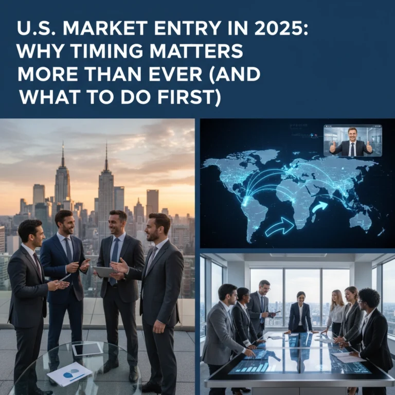 U.S. Market Entry in 2025: Why Timing Matters More Than Ever (And What to Do First)
