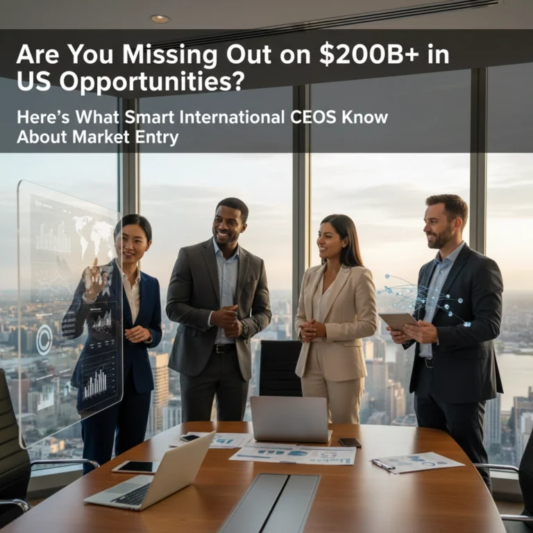 Are You Missing Out on $200B+ in US Opportunities? Here's What Smart International CEOs Know About Market Entry